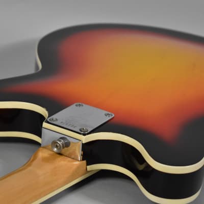 1966 Fender Coronado XII Sunburst Finish 12 String Electric Guitar w/OHSC image 8