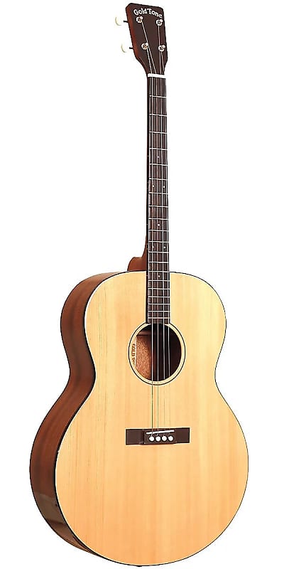 Gold Tone TG-18 Mahogany Neck 4-String Acoustic Tenor Guitar w/Vintage Design & Gig Bag - (B-Stock) image 1