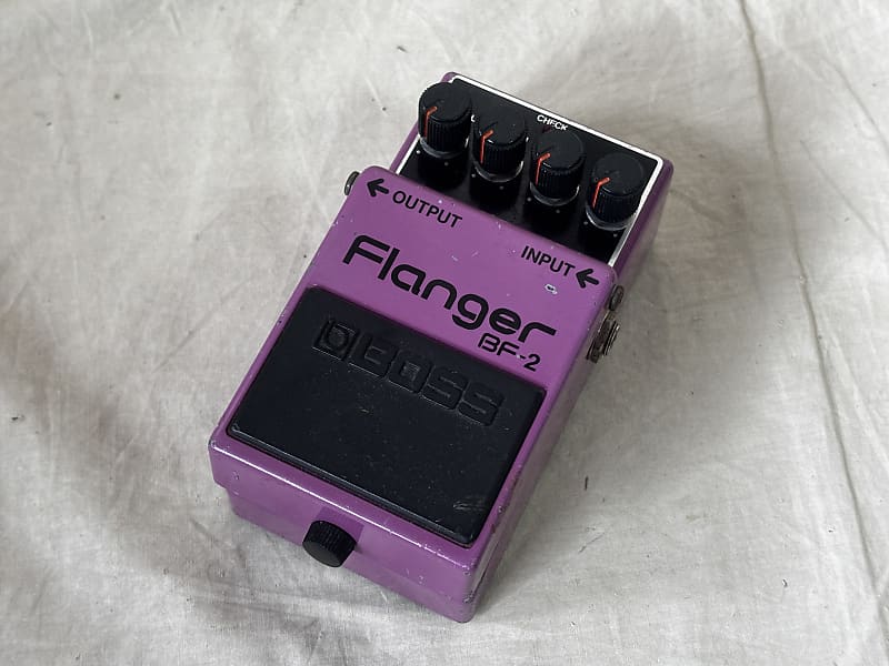 BOSS BF-2 Flanger 1985年 日本製　グリーンラベル Boss BF-2 Flanger 1984-1990 (Green Label) Made In Japan