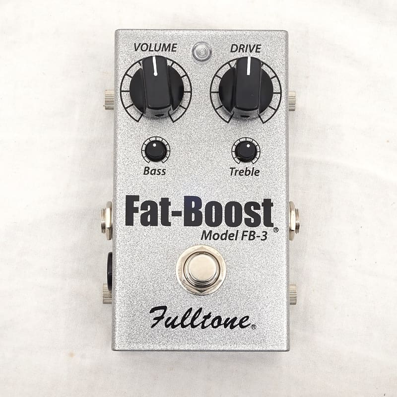 Fulltone Fat Boost FB-3 Pedal (Silver) | Reverb