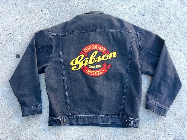 Gibson Custom Historic Faded Black Denim Jean Jacket / Left of the Dial