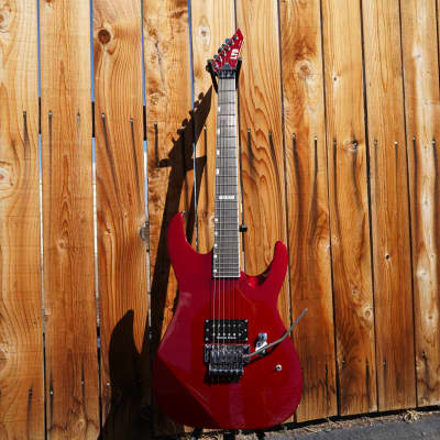 ESP LTD DELUXE M-1 Custom '87 - Candy Apple Red 6-String Electric Guitar (Store Demo) image 2