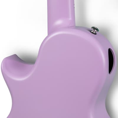 Enya Nova Go Carbon Fiber Acoustic Guitar Purple (1/2 Size) image 4