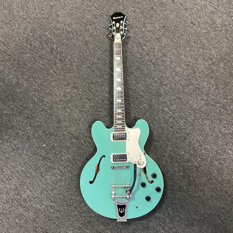 Epiphone Riviera VT - Turquoise Seafoam