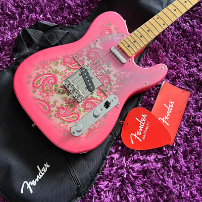 Beautiful good limited Fender Japan Jaguar Pink Paisley | Reverb