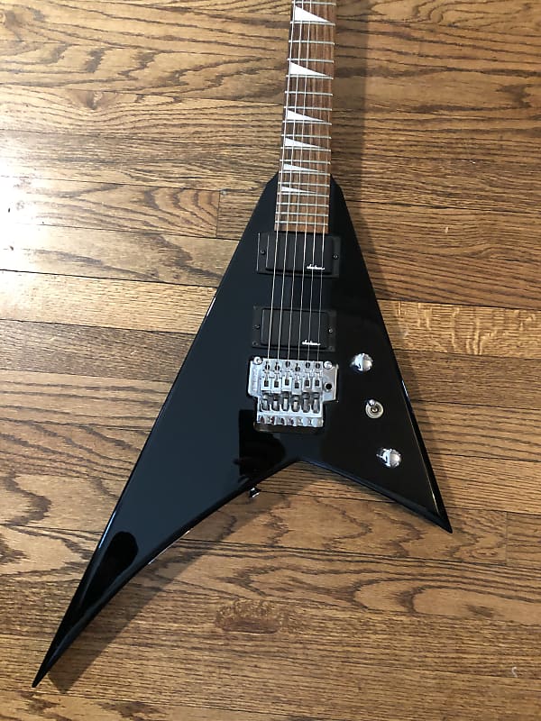 Jackson Randy Rhoads Flying V Floyd Rose JS Black | Reverb