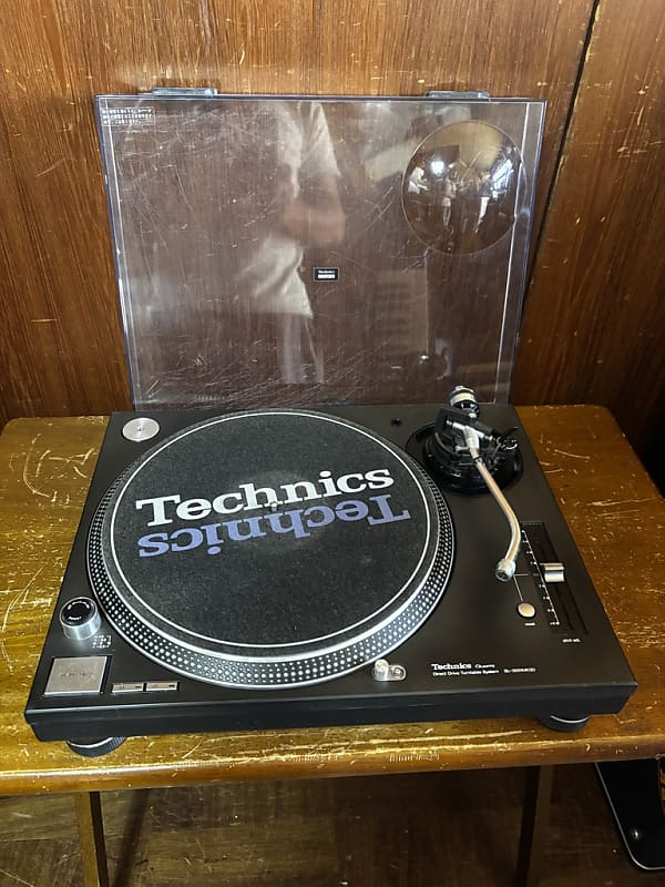 Technics SL-1200MK3D Black color Analog DJ Turntable image 1