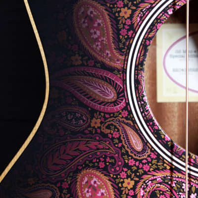 Taylor GS Mini-E Special Edition Cosmic Blush Paisley Acoustic-Electric Guitar (demo) image 8
