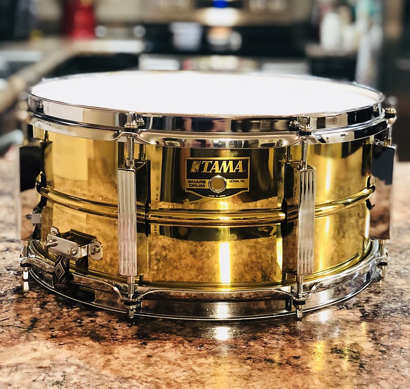 TAMA 90´s Brass(?) 14 ×6.5 スネアドラム-