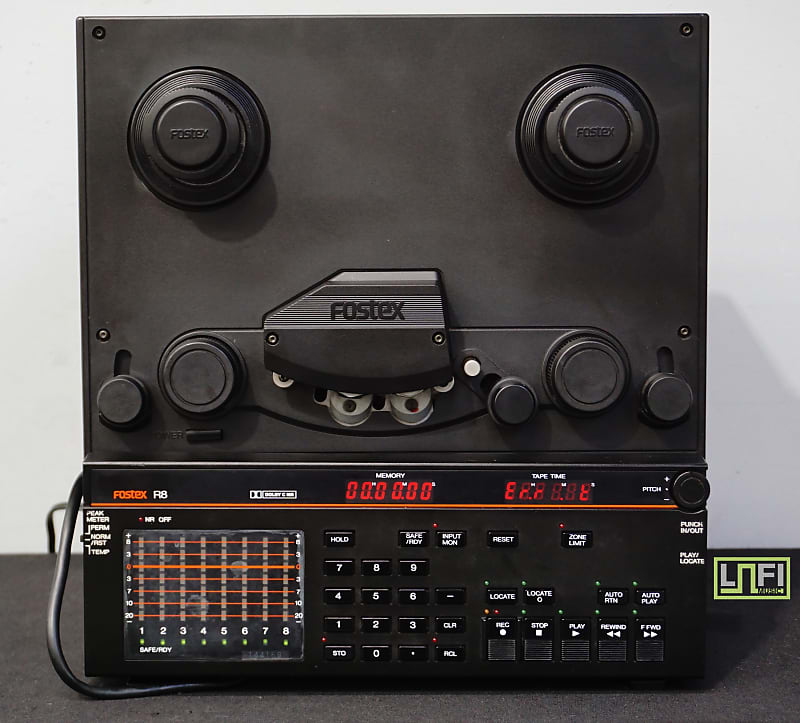 Fostex R Series R8 8 Track 1/4 Inch Reel To Reel Tape Recorder