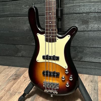 Warwick German Pro Series Streamer CV4 Vintage Sunburst 4 String Electric Bass Guitar w/ Gig Bag image 3