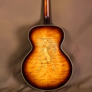 2001 Gibson L-5 Stained Glass Custom Acoustic Guitar (Super 400 L-7) image 4