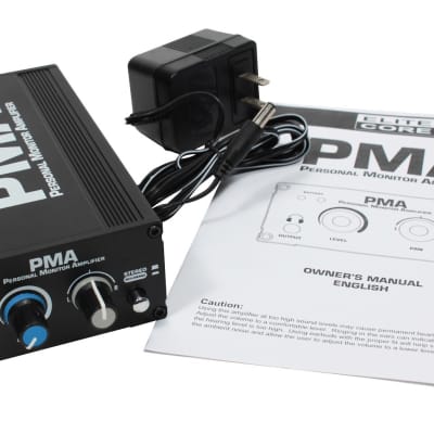 Elite Core PMA Personal Monitor Headphone/Earphone Amplifier Amp w/18' Ext Cable image 6