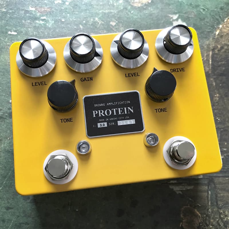 【希少品】BROWNE AMPLIFICATION PROTEIN V3 YEL Protein Dual Overdrive V3 — Browne Amplification
