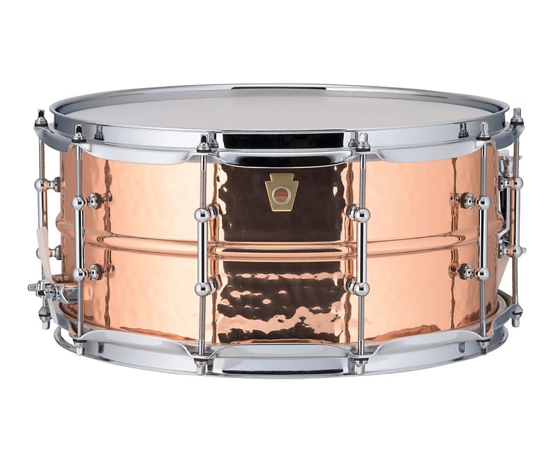 Ludwig 6.5x14" Copper Snare - Hammered W/tube Lugs image 1