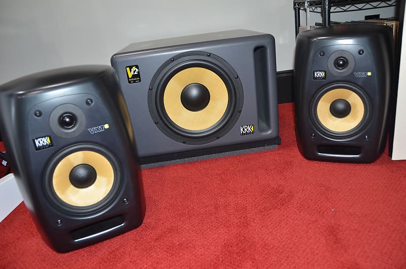 Krk Vxt8 2 Way 8 Active Studio Monitor Pair 2015 Black Reverb