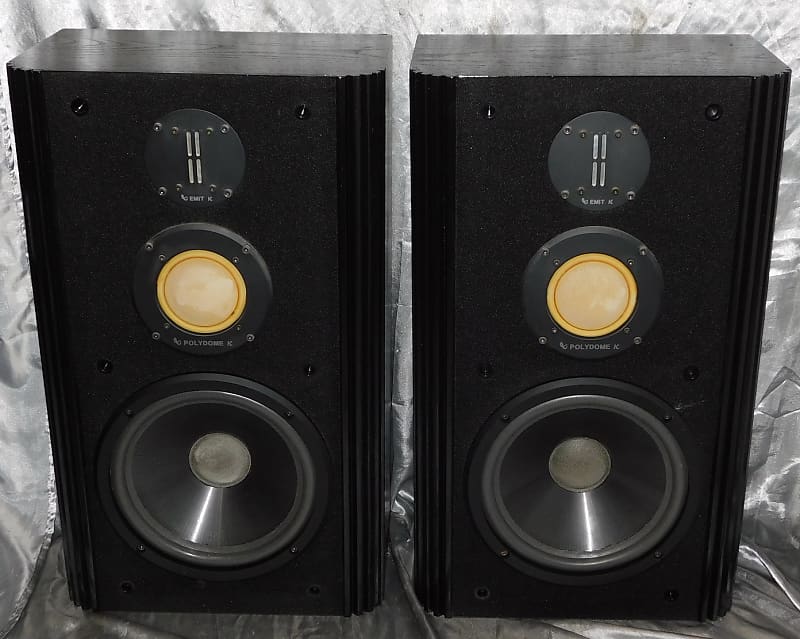 Infinity Kappa 6 vintage stereo speakers with refoamed woofers image 1