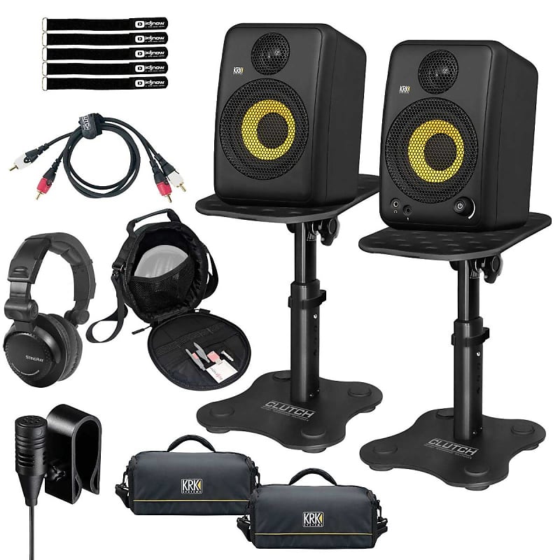 KRK Rokit RP5G4 4th Gen 5 Powered Active Studio Recording Monitor Speaker  Pair