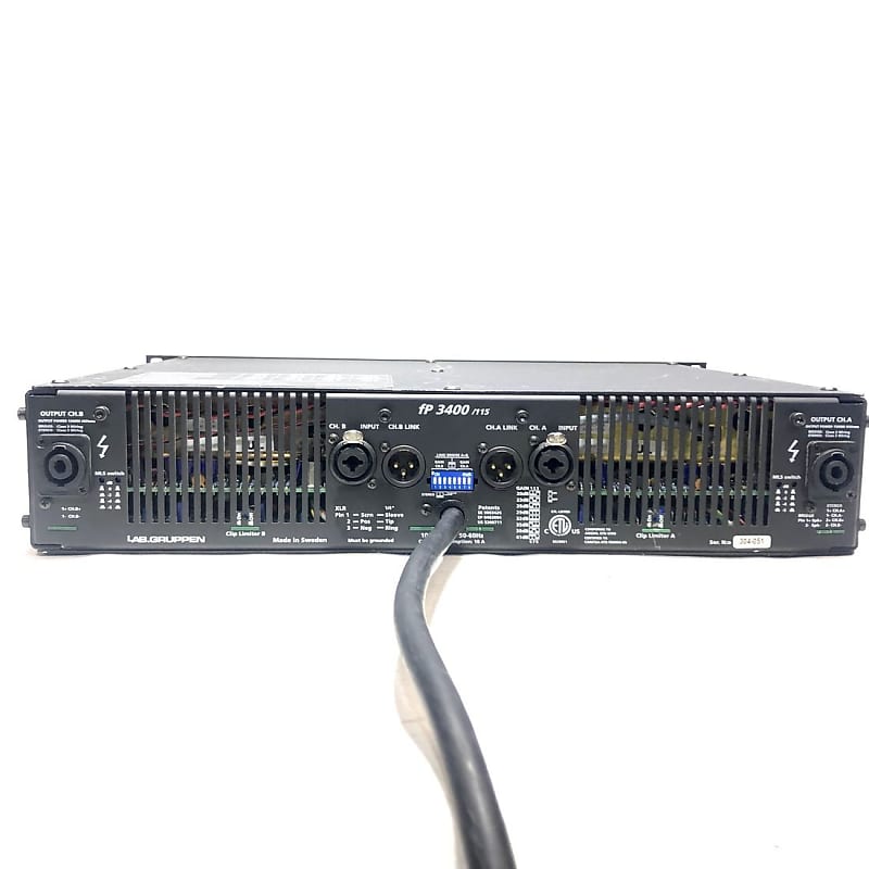 ［専用］fp3400 パワーアンプ Lab.gruppen - fP3400 (2ch)｜PA・音響機器レンタルのサウンドクルー