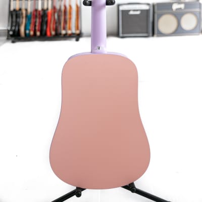 2022 Blue Lava Touch in Coral Pink Acoustic Guitar. image 3