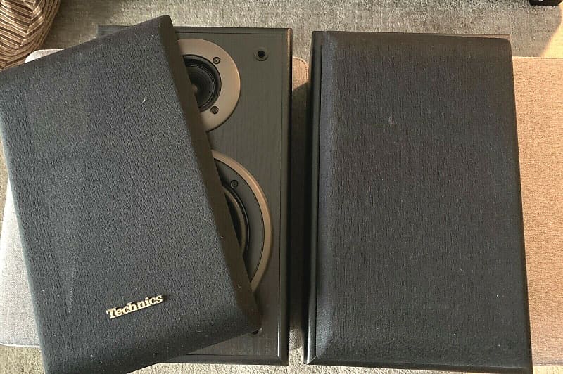 Pair Vintage Technics SBLX10 Speakers 2Way Speaker Black Reverb