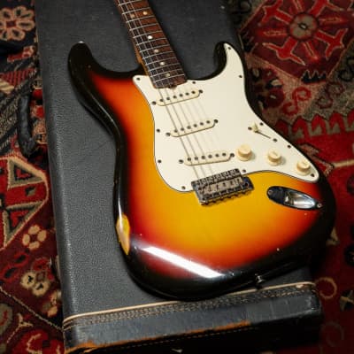 1965 Fender Stratocaster Sunburst Finish w/OHSC image 14