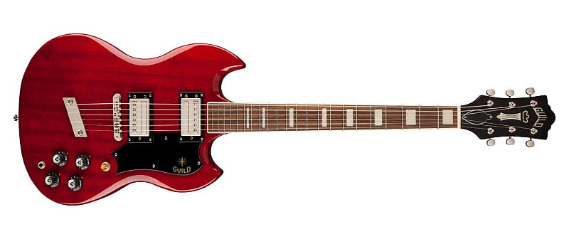 Guild - S-100 POLARA - Electric Guitar - Cherry Red image 1
