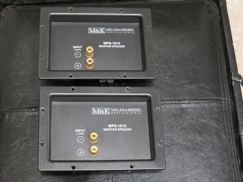 PAIR MILLER &amp; KREISEL M&amp;K PROFESSIONAL MPS-1610 MONITOR 2 WAY CROSSOVER/X&#039;OVERS  			