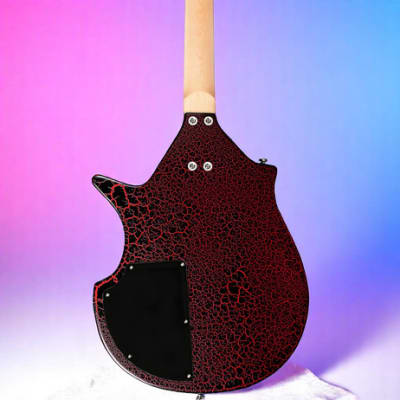 Brand New Danelectro Coral Electric Sitar – Red Crackle | 6+13 Strings | Lipstick Pickups | Gotoh Bridge image 14