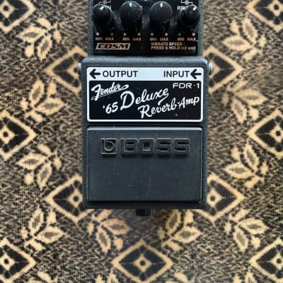 ギター BOSS FDR-1 Fender '65 Deluxe Reverb Boss FDR-1 Fender '65 Deluxe Reverb Amp Pedal | Reverb