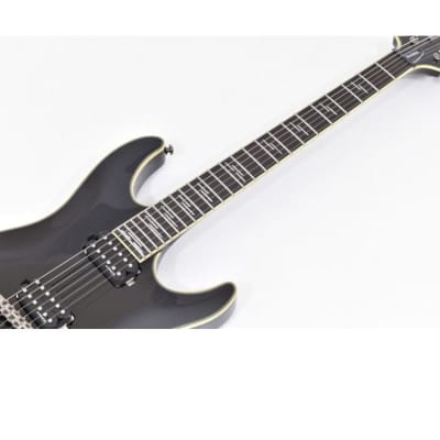 Schecter C-1 Blackjack Guitar Gloss Black image 2