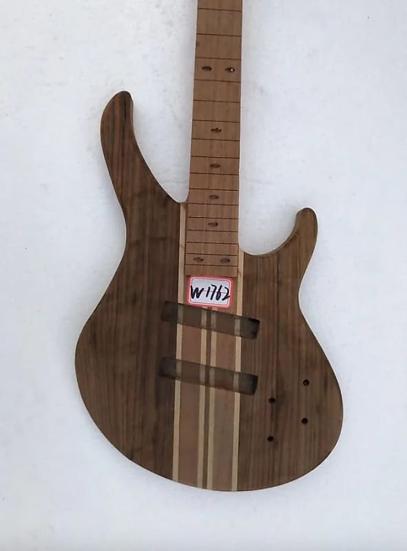 4 String Bass Neck Through Body DIY Project Reverb