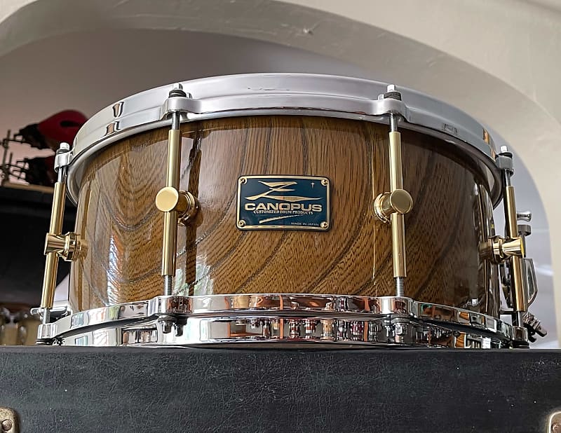 2021 Canopus Zelkova 6.5x14 Snare Drum HS1465