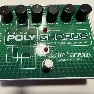 Electro-Harmonix Stereo Polychorus Analog Flange/Chorus Pedal | Reverb