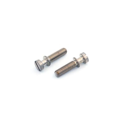 Faber Vintage style tailpiece studs set (2), inch, Nickel aged for sale