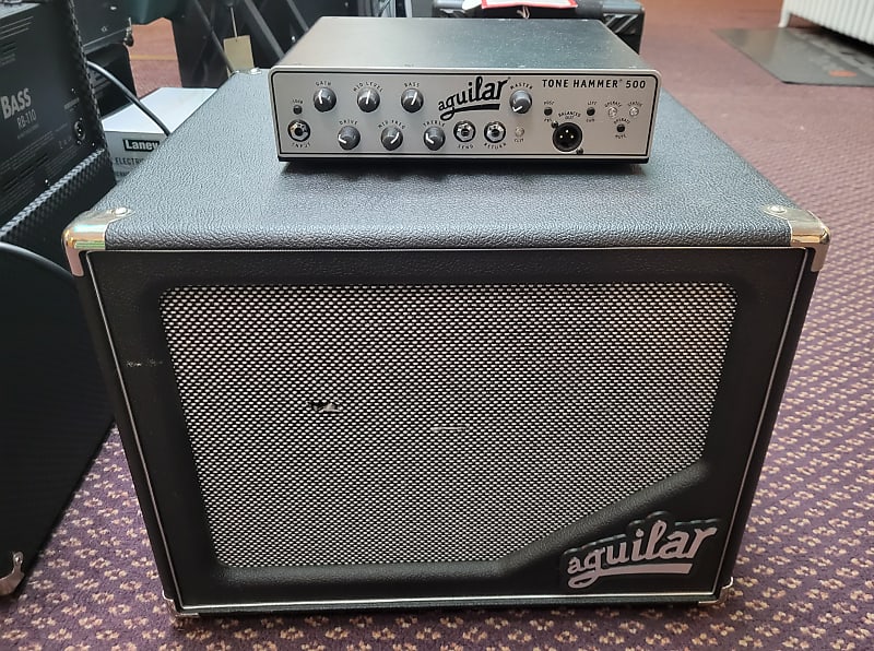 Aguilar Tone Hammer 500 and 1x12 Cabinet | Reverb