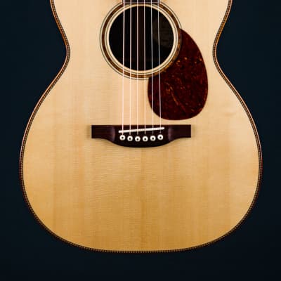 Bourgeois OM DB Signature Deluxe Madagascar Rosewood and Italian Spruce Aged Tone Custom with Pickup Used (2023) image 4