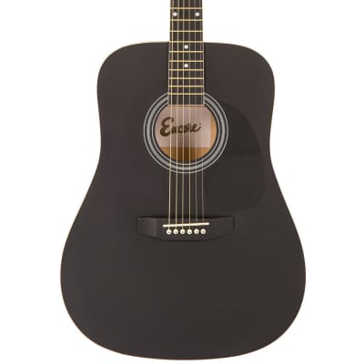 Encore Acoustic Guitar ~ Black image 3