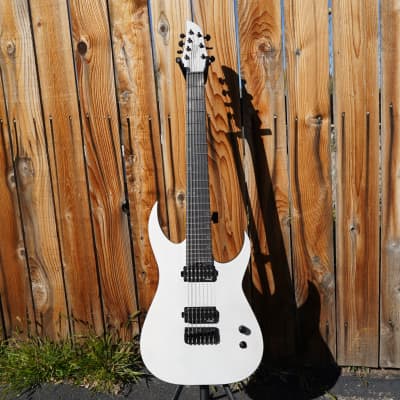 Schecter DIAMOND SERIES KM-7 MK-III Legacy  - Transparent White Satin 7-String Electric Guitar (2023) image 2