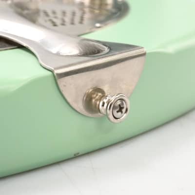 National Reso-phonic Resolectric Res-o-tone Seafoam Green Dobro Guitar w/ Case #50496 image 23