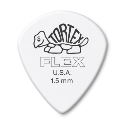Dunlop 468R150 Tortex Flex Jazz III 1.5mm Guitar Picks (72-Pack)