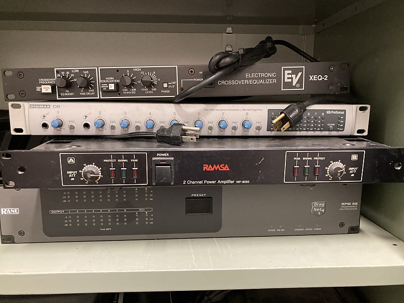 Panasonic Ramsa 2Channel Power Amp WP9055 Amplifier Reverb