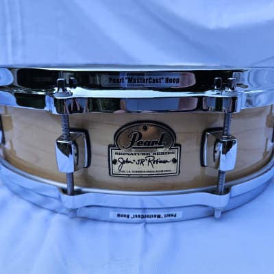 Yamaha John Robinson Signature Snare Drum 2005 White Marine Pearl 5X15  VIDEO! | Reverb