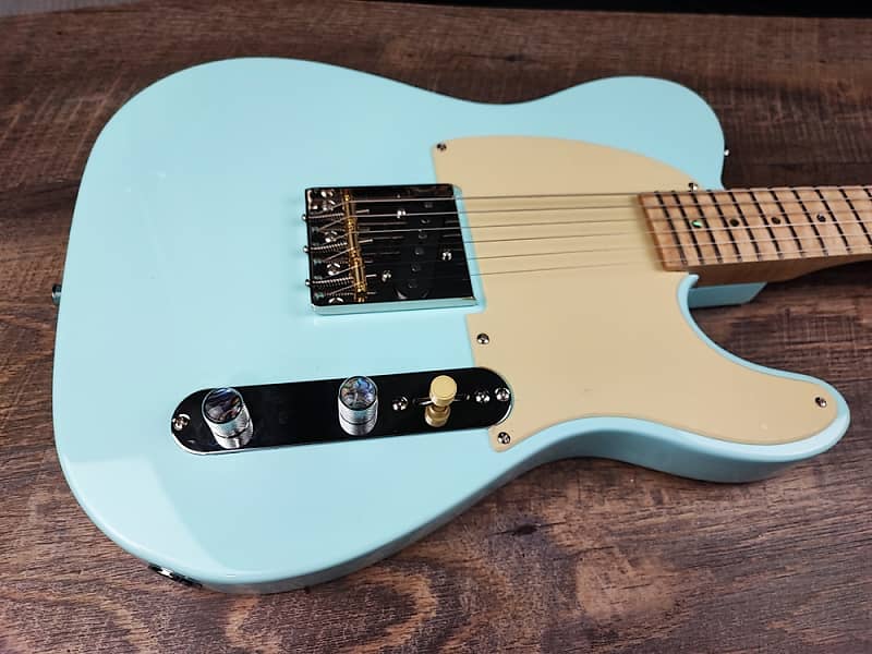 MyDream Partcaster Custom Built - Sonic Blue Esquire - Dreamsongs Broadcaster image 1