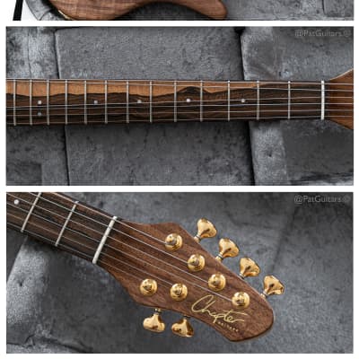 2019 Chapter CH-2 with Spalted Maple Top and Ebony Fretboard Electric Guitar image 8