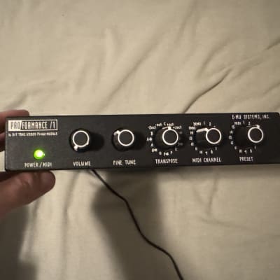 E-MU Systems Proformance/1 16 Bit Piano Module 2000’s - Black