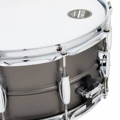 Tama DST1465 6.5x14" Soundworks Steel Snare Drum Satin Black image 4