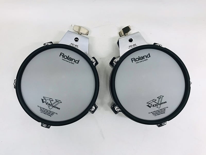 Pair of Roland PD-85 Mesh 8” Tom or Snare Pad PD85 image 1