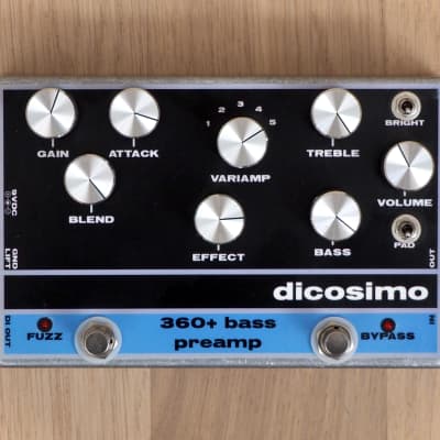DiCosimo Audio 360+ Bass Preamp (Acoustic 360) Guitar Effects 