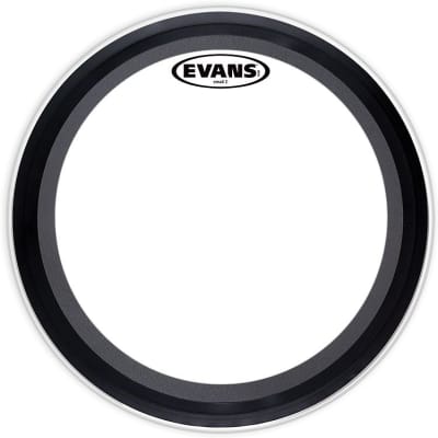 Evans EMAD2 Clear Bass Batter Head - 24 inch image 1